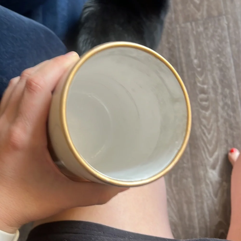Empty West Elm Candle